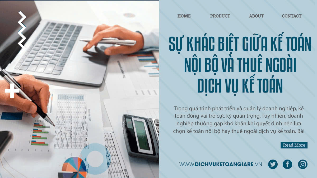 Sự khác biệt giữa kế toán nội bộ và thuê ngoài dịch vụ kế toán